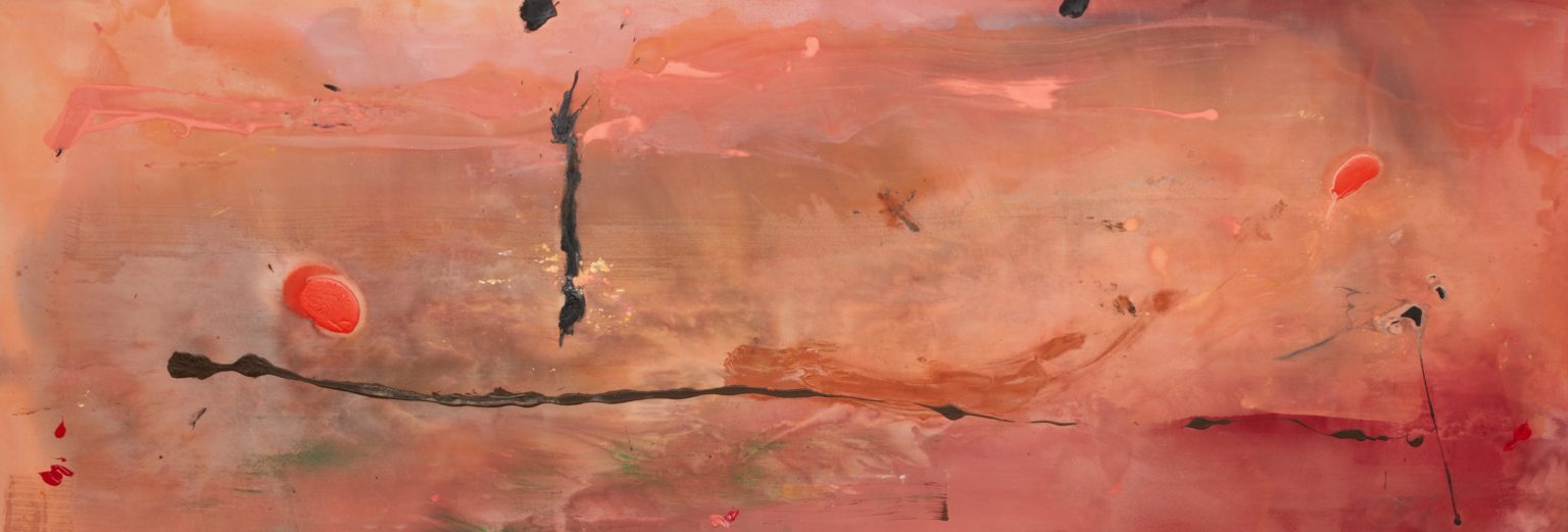 Fireball painting by Helen Frankenthaler